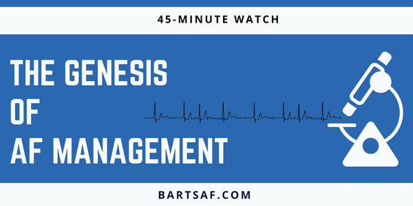 Innovation and Evolution: The Genesis of Atrial Fibrillation Management