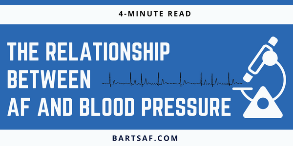 The relationship between blood pressure and AF